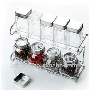 2-tiers stainless steel spice shelf